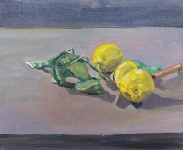Peinture à l'huile à l'atelier par Jean-Marc Wettstein