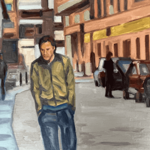 Tableau Dans la ville de Jean-Marc Wettstein