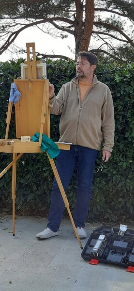 Peintre figuratif huile Jean-Marc Wettstein